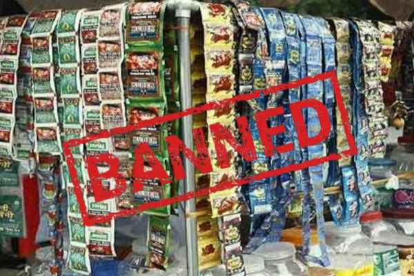 Gutkha and pan masala banned
