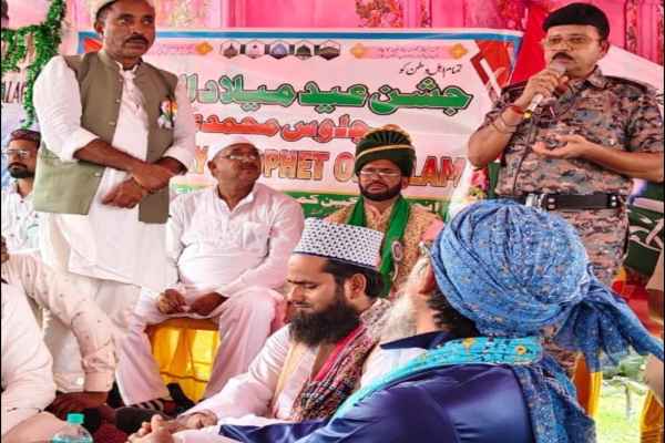 Hazaribagh: Message of peace and brotherhood resonates at Mohammadi Ground on Eid-e-Milad-un-Nabi.