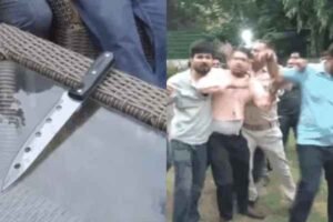 MP, Pappu Yadav attacked: Slippers thrown at him during press conference, supporters allege plot to murder with knife