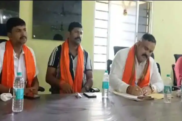 झारखंड पुलिस मेंस एसोसिएशन की बैठक में शामिल पदाधिकारी
