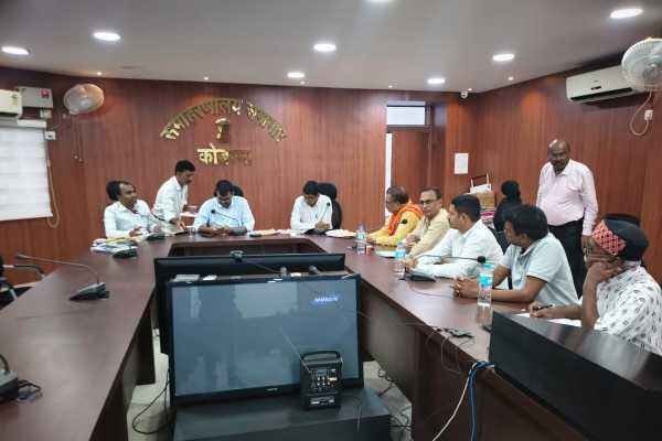 मतदाता सूची के विशेष गहन पुनरीक्षण कार्यक्रम को लेकर आयोजित समीक्षा बैठक