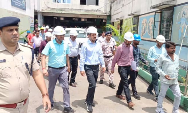 South Eastern Railway General Manager Inspects Bokaro Section