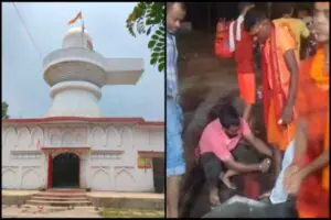 चिड़का धाम के लिए रवाना होते कांवड़िये