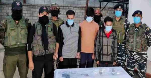 Terror plot foiled: Five terrorists arrested in Kashmir's Kulgam; huge quantity of arms and ammunition recovered.