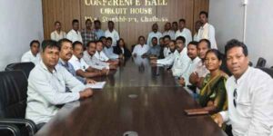 Chaibasa: Congress meeting regarding the felicitation ceremony for Sonaram Sinku.