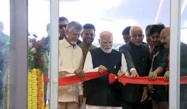 PM Modi inaugurated the Alluri Sitarama Raju International Airport and said, "Today is a very important day for the development of Andhra Pradesh and for the vision of Golden Andhra."