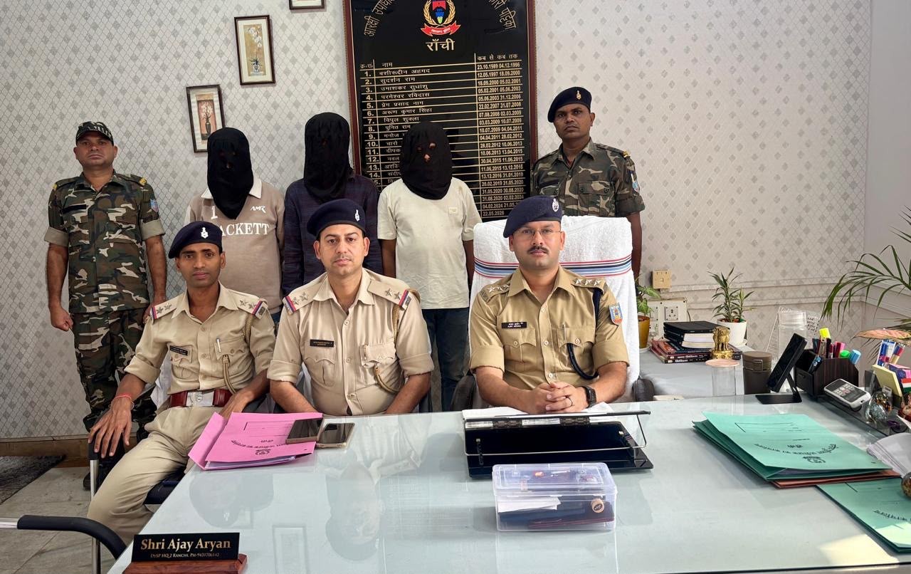 Ranchi: Three accused arrested in connection with the illegal sale and purchase of cough syrup; police have sent them to jail.