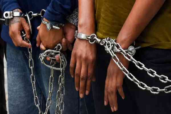 arrested