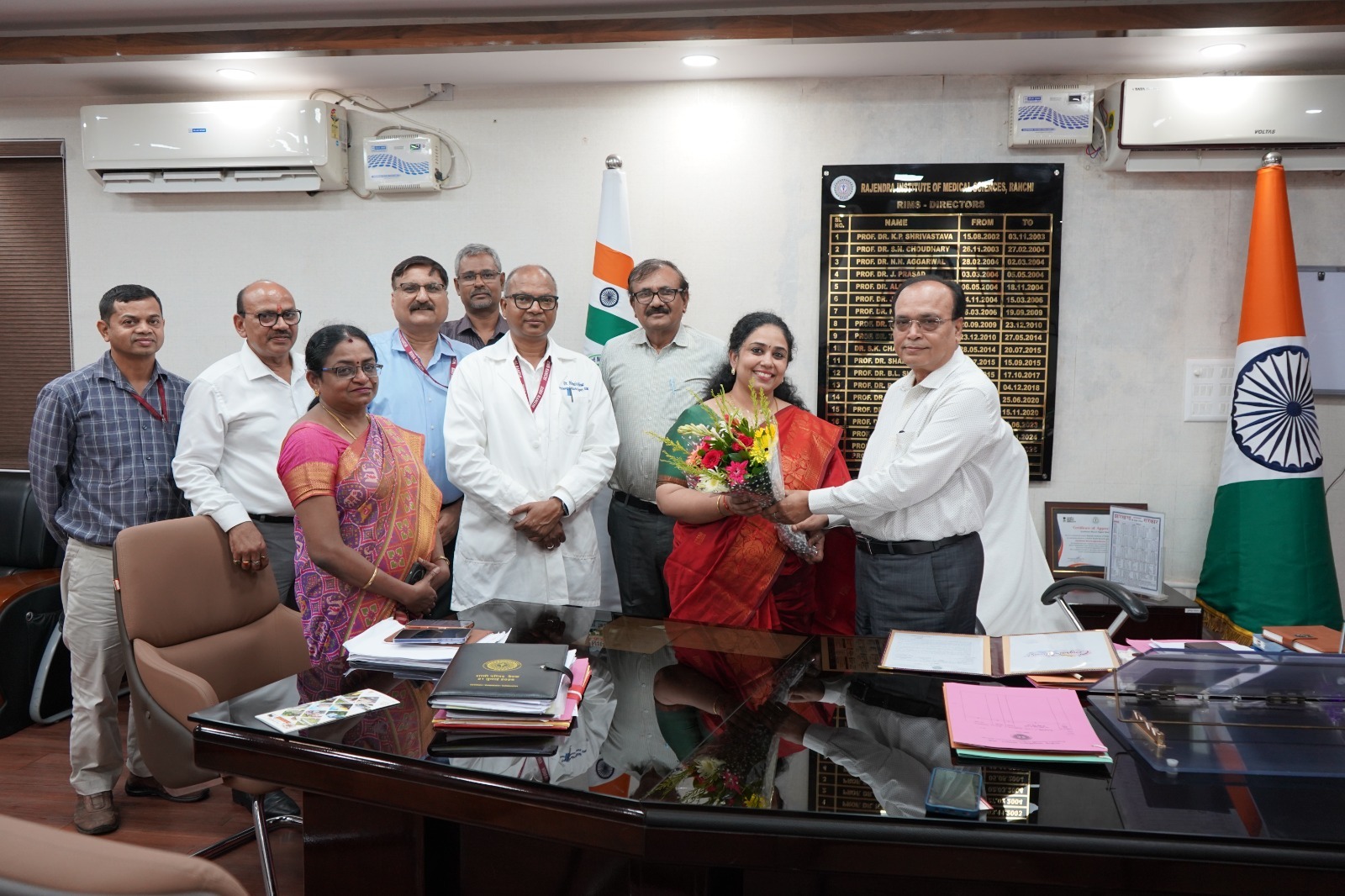 RIMS College of Nursing gets a new Principal; specialist doctor takes charge in the Psychiatry Department.