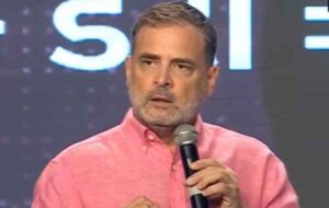 Rahul Gandhi's dialogue with students: Rahul Gandhi said- 'Narendra Modi, Amit Shah and Adani have destroyed employment, RSS has taken over the system'